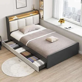 تخت خواب یک نفره مدل 032 سایز 120×200 سانتی متر